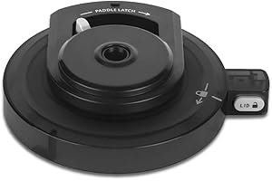 Outer Bowl Lid for Ninja CREAMi Deluxe Ice Cream Maker, Reusable Replacement Lid Accessory Compatible with NC500 NC501 NC501C