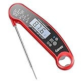 MINGER Digital Meat Thermometer, Govee Instant Read Meat Thermometer with Bottle Opener Waterproof Grill Thermometer with Calibration, Backlit Cooking Food Thermometer with USDA FDA Certificate