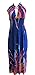 Womens Summer Print Beach Maxi Dress Casual Sundress