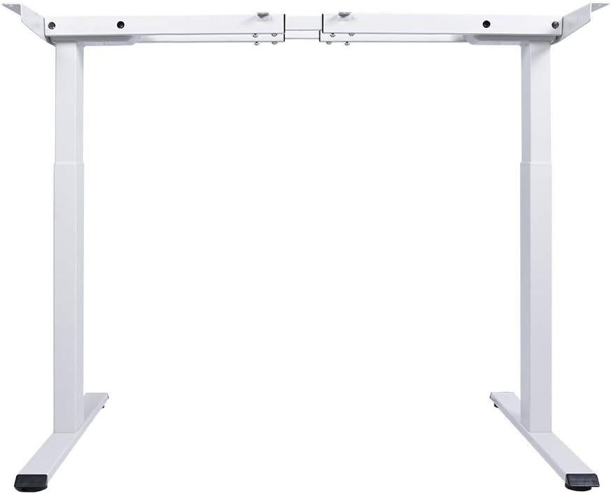 Electric Stand up Desk Frame Workstation Dual Motor Height Adjustable Sit Standing Desk with Memory Preset Controller for Home and Office: Kitchen & Dining