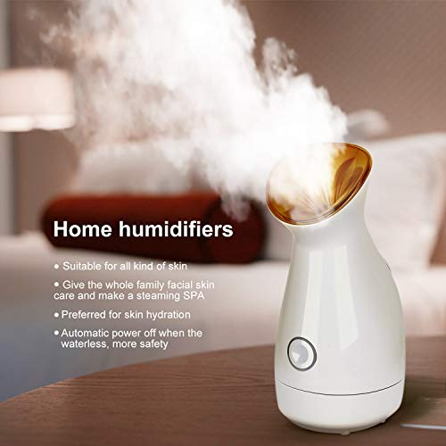 Spa Face Steamer Hot and Cold Dual Mode Nano Ionic Steamer for Facial Home Sauna Spa,CXhome Facial Steamer for Sinuses Deep Cleaning Pores Acne Blackheads - Thumbnail 6