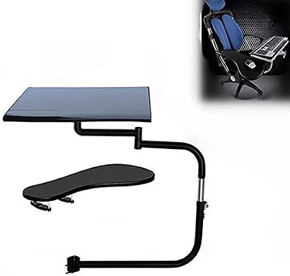 Laptop Keyboard Mouse Stand Mount Multifunctoinal Office Chair Leg Clamping Stand 360 Rotation Ergonomic Folding Lifting Retracting For Workstation Video Gaming Etc Amazon Ae