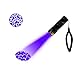 Kmashi 12 LED Pet UV Light Urine Stain Detector Blacklight Flashlight