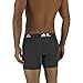 adidas Men's Sport Performance 2-Pack Boxer Brief, Black/Black Black/Black, Small