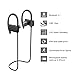 Bluetooth Earbuds GGMM Sweatproof Bluetooth Headphones Wireless Earphones with Microphone Noise Canceling Headphones Earbuds Richer Bass CD Stereo in-Ear Earphones for Running Workout (Black-2)