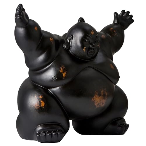 LUKITAS SUMO WRESTLING SCULPTURE HOME DECOR, JAPANESE SUMO