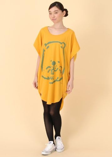 Amazon Co Jp ネ ネット S P ドアップt ワンピース Yellow 06 02 服 ファッション小物