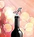 Cheers High Heel Shoe Metal Wine Stopper - Elegant Decor Bottle Stopper for Wine Bottles Party Decor