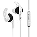 OWAVO amazing Bluetooth Headphones Wireless Earbuds Sports In Ear Sweatproof Earphones with Built in Mic (Balanced Audio, aptX Lossless sound, Cordless 4.1, CVC 6.0 Noise Cancellation)-White