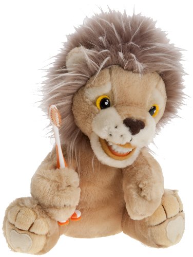 Starsmilez Kids Tooth Brushing Buddy- Lil Plush Lion - Thumbnail 4