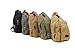 Saygoer Canvas Sling Bag Chest Bag Pack Travel Unbalance Crossbody Bag Men Women with Adjustable Strap for Outdoor Sports
