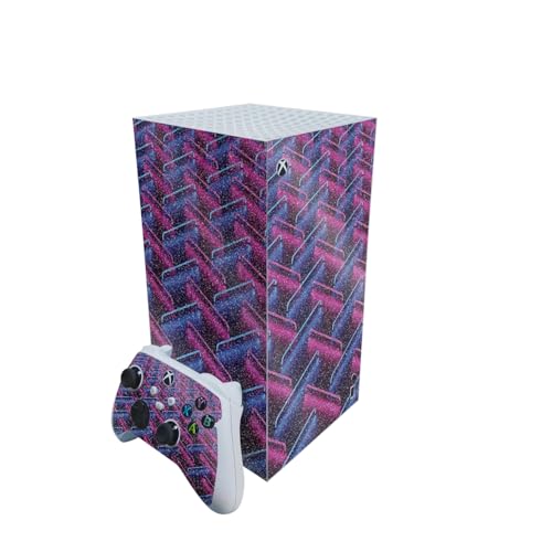 Glossy Glitter Gaming Skin Compatible with Microsoft Xbox Series X Digital Edit…