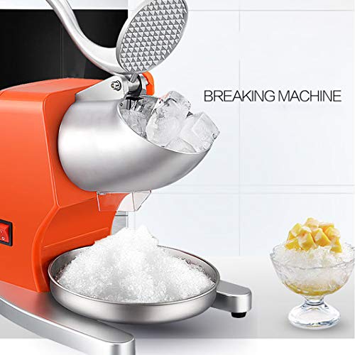 Ice Crusher Eiscrusher Eiszerkleinerer,95kg/h Smoothies Elektro Ice Shaver Maschine für Haushalt Commercial Use – Bild 3