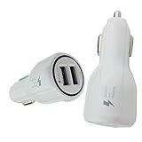 NewSilkRoad 24W/4.8A Dual USB Adaptive Fast Car Charging for Samsung Galaxy Note 5, Galaxy S6 Edge+ iPhone 5S 6S, 6, 6 Plus, iPad Air 2, mini 3 Samsung Galaxy S4 S5 Blackberry LG