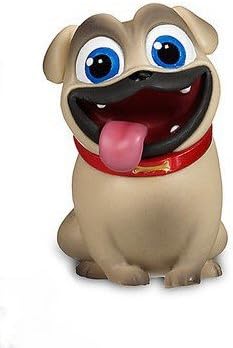 Disney Junior Puppy Pals 2” Rolly Tan Dog Pvc Figure Rare Replacement Figurine Cake Toppper Toy