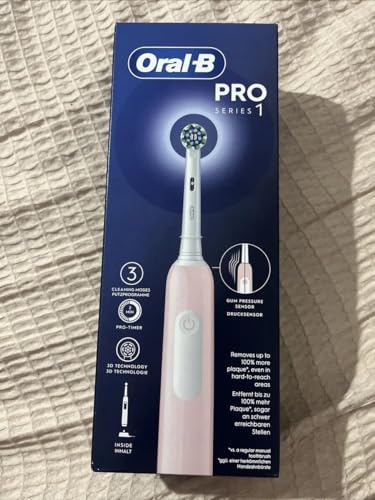 Oral-B Pro Series 1 Elektrische Zahnbürste, Rosa, 1 Bürste, entworfen von Braun