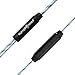 Symphonized nrg_bluestripe, NRG Premium Genuine Wood in-Ear Noise-Isolating Headphones with Microphone - Blue Stripe