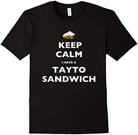 Keep Calm I Have A Tayto Sandwich Funny Irish T-shirt - Male Large - Black