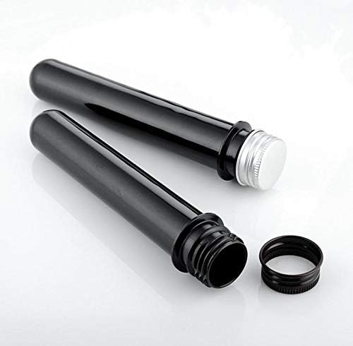 Storage Bottles Jars 50ml Black Plastic Tube Bottles Mask Test Powder Empty Refillable Containrs Pet - Use Bottle Small Liquid Bead Syringe Test Coin Lipstick Magic