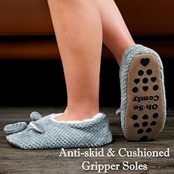 Cozylook Cute Animal Indoor Slippers for Women Kids