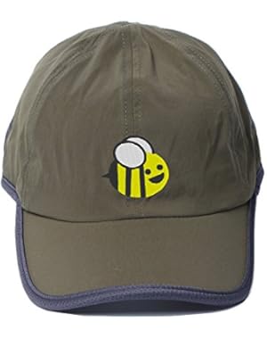 Womens Baseball Caps Cartoon Bee Embroidered Washed Hats