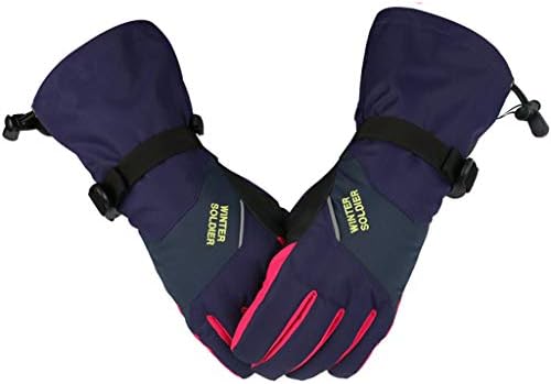 Women Ski Glove Waterproof Touchscreen Function Outdoor Warm Windproof Anti-Slip