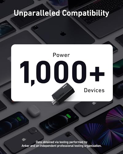 Anker 737 GaNPrime, 120W USB C Charger, PPS 3-Port Fast Compact Foldable Wall Charger for MacBook Pro/Air, iPad Pro, iPhone 16/Pro, Galaxy S22/S21, Dell XPS 13, Note 20/10+, and More Devices