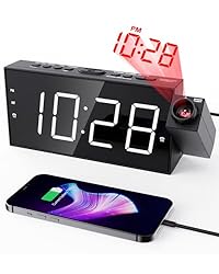 Projection Alarm Clock on Ceiling,Digital Clock for