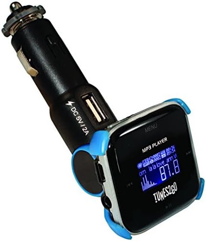Tunes2Go 3-In-1 Multifunctional Car FM Transmitter (Black/Blue/Silver)