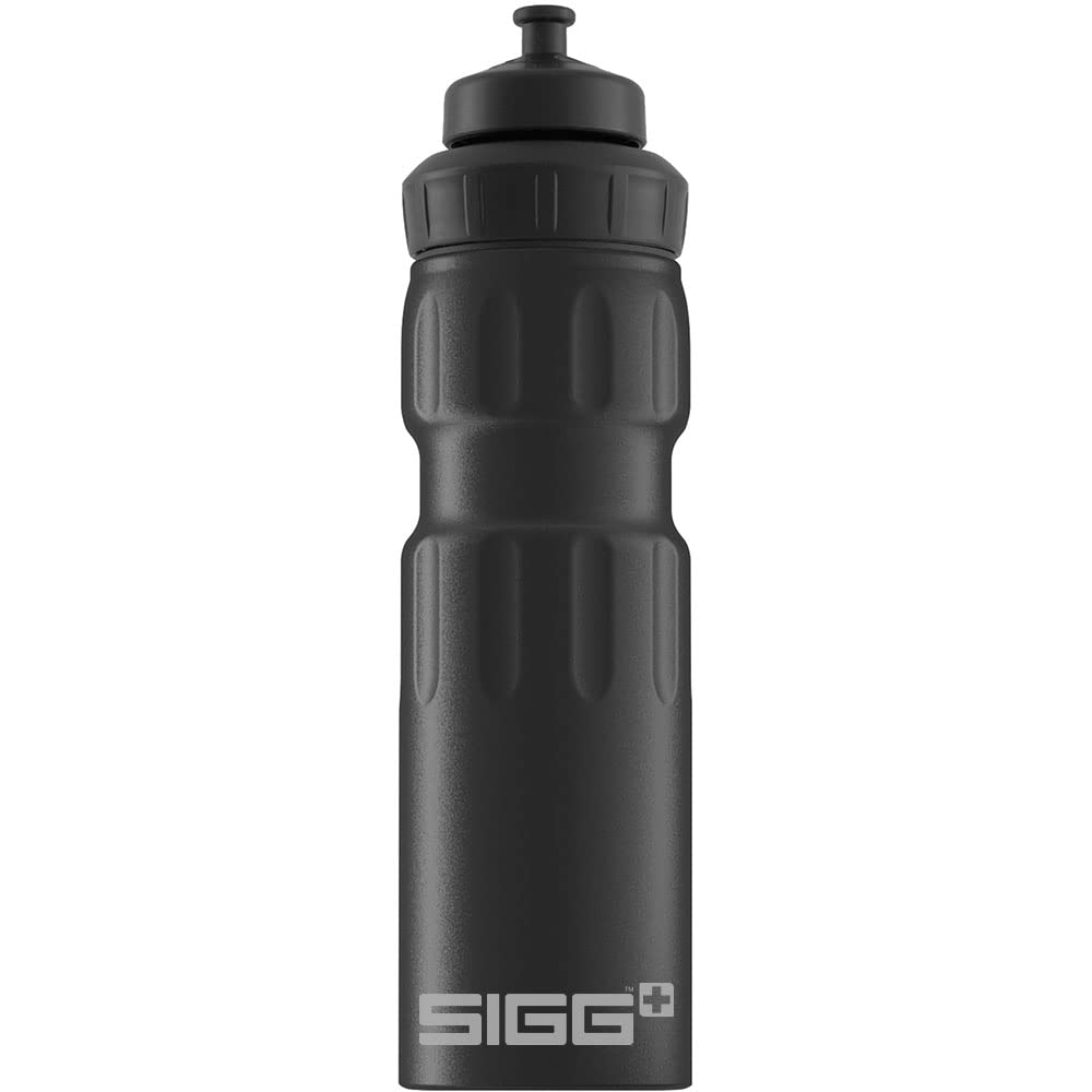 SIGG - Aluminium Sports Water Bottle - WMB Sports - With 3-Level Sports Cap - Climate Neutral Certified - Leak-Proof - Feather-Light - BPA-Free - 0.75 L