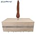 Sunpatio Outdoor Dining Set Cover with Umbrella Hole,Veranda Table & Chair Set Cover, Lightweight, Water Resistant, Eco-Friendly, Helpful Air Vent, All Weather Protection, Beige,120