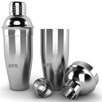 HPK BAR Accessories-HPK home/HPK BAR wine cocktail shaker with one muddler stirrer mixing spoon inside