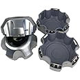4 Pcs Wheel Center HUB Caps 4260360200 Black face Compatible with Land Cruiser FJ80 1990-1998