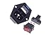 SMAKN® Inlet Module Plug Fuse Switch Male Power Socket 10A 250V 3 Pin IEC320 C14