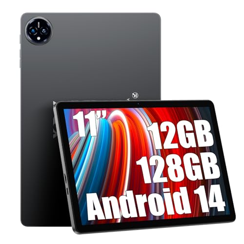 Photo 1 of Xgody Tablet Android 14, Tablet 11 inch HD 1280 * 800 Incell IPS, 12(4+8) GB RAM 128GB ROM/TF 1 TB, Tablet Gaming A523 Octa-core, 8MP+13MP, Widevine L1, 8000mAh, 5G WiFi