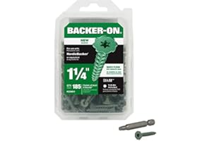ITW Brands 23401 185PC 9X1-1/4 Backer-ON (1.25 inches {Improved})