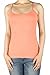 ACTIVE BASIC Women Built in Inner Bra Spaghetti Cami Adjustable Straps
