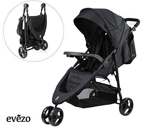 lightweight stroller with snack tray