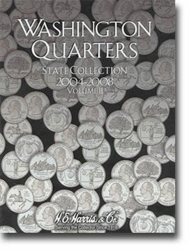 Harris Coin Folder - State Series Quarters Folders Vol II 2004-2008 #8HRS2581