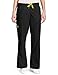 WonderWink Origins Women’s Romeo Flare Leg Cargo Pant - Black, M Petite