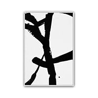 Framed Canvas Wall Art Abstract Color Block Canvas Prints Home Artwork Decoration for Living Room,Bedroom - 16x24 inches