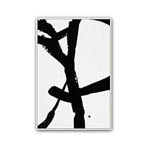 Framed Canvas Wall Art Abstract Color Block Canvas Prints Home Artwork Decoration for Living Room,Bedroom - 16x24 inches