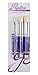 Artist's Club Papillon Stencil Craft Paint Brush Set of 4