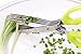 PuTwo Herb/Scallion Scissors - Multipurpose Kitchen/Garden Shear with 5 Extremely Sharp Premium Stainless Steel Blades, Yellow