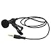 Alemon 4.8 Feet Lavalier Lapel Clip-on Omnidirectional Condenser Microphone