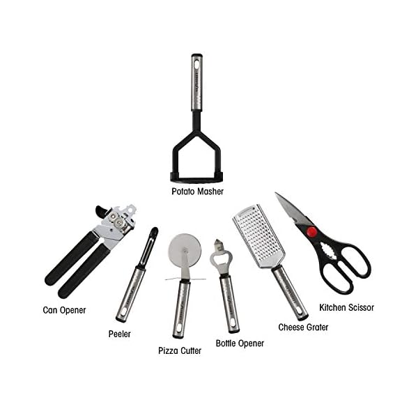 NEXGADGET-Premium-42-Piece-Kitchen-Utensils-Cookware-Set-with-Stainless-Steel-and-Nylon-Cooking-Tools-Including-Spoon-Turners-Tongs-Whisk-Can-Opener-Peeler-Scraper-Measuring-Jug-and-Spoon NEXGADGET Premium 42 Piece Kitchen Utensils Cookware Set with Stainless Steel and Nylon Cooking Tools Including Spoon…