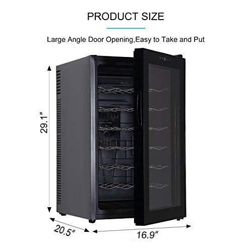6 KUPPET+Thermoelectric+Freestanding+Cellar+Digital+Display+Double+layer