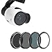 Neewer for DJI OSMO /OSMO Plus / Inspire 1, Multi-coated 4 Pieces Filter Kit: UV Filter + CPL Filter + ND16 Filter + ND Fader Adjustable ND2-ND400 Filter