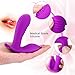 YEVIOR Wearable Leaf Vibrator Wireless Remote Control Dildo Clitoris and G-Spot Stimulator Panties Heating Vibrators 12 Speed Vibration Sex Toys for Women and Couples