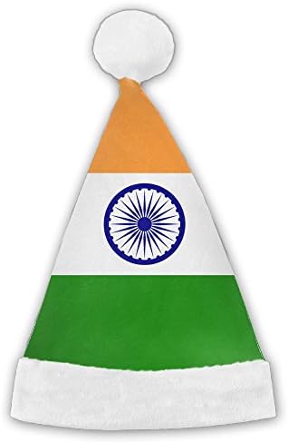 WEN7Q Flag Of India Christmas Hats For Kids Adult Christmas Gifts Nice Santa Hats Holiday Decorations
